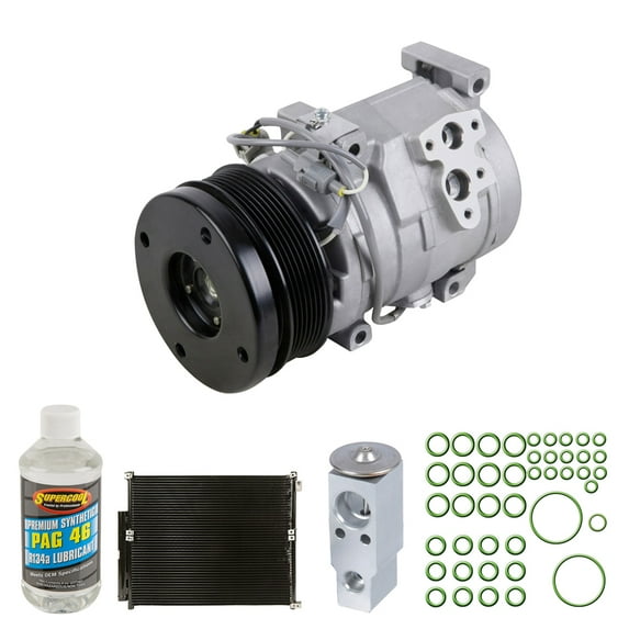 For Toyota 4Runner 2003-2009 A/C Kit w/ AC Compressor Condenser & Drier - BuyAutoParts