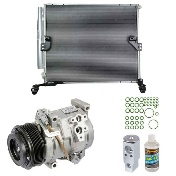 For Toyota 4Runner 2010-2016 OEM AC Compressor w/ Condenser Drier - BuyAutoParts