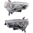 thumbnail image 1 of For Toyota 4Runner 2014 2015 2016 Headlight Unit Black Bezel Pair Driver and Passenger Side DOT Certified TO2518150, TO2519150, 1 of 4