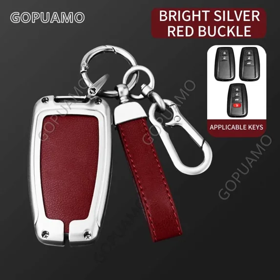 For Toyota A 2/3/4 button key case Chr Rav4 Avensis Prius Aygo Camry Corolla Land Cruiser 200 Prado Zinc alloy Car Key Case