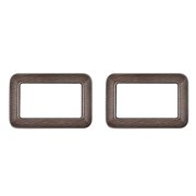 For Toyota ALPHARD/VELLFIRE 40 Series 2023+ Car Middle Row Seat Control Pane Trim Frame Sticker Wood Grain