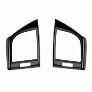 For Toyota Alphard 40 Series 2023+ RHD Bright Black Dashboard Air Condition Vent Outlet Cover Trim Frame Sticker