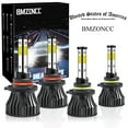 thumbnail image 1 of For Toyota Avalon 2013-2017 6000K LED Headlight High&Low Beam Bulbs Combo 4pcs, 1 of 13