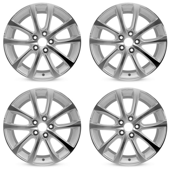 For Toyota Avalon OEM Design Wheel 18" 18x7.5 2013-2015 Machined Silver Set of 4 Replacement Rim