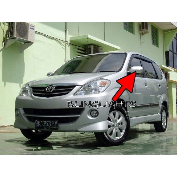 LED Side Mirrors Turnsignals Lights Mirror Turn Signals Lamps Signalers Accents For Toyota Avanza