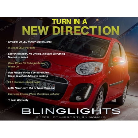 For Toyota Aygo LED Turn Signal Side Mirror Lamps Signaler Blinker Lights