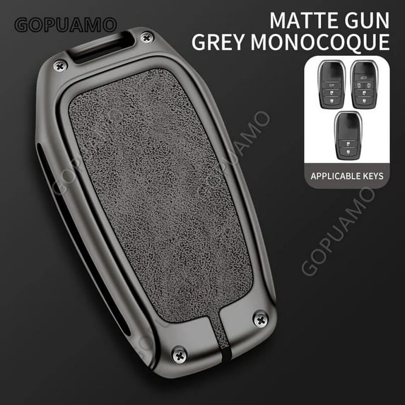 For Toyota B 2/3/5 buttons key case Hilux Innova Rav4 Fortuner Yaris Key Case Accessories Fashion Zinc alloy+leather Key Case