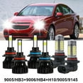 thumbnail image 1 of For Toyota CAMRY COROLLA - 6PC C6 LED Headlight Bulb High Low Beam + Fog Lightl, 1 of 5