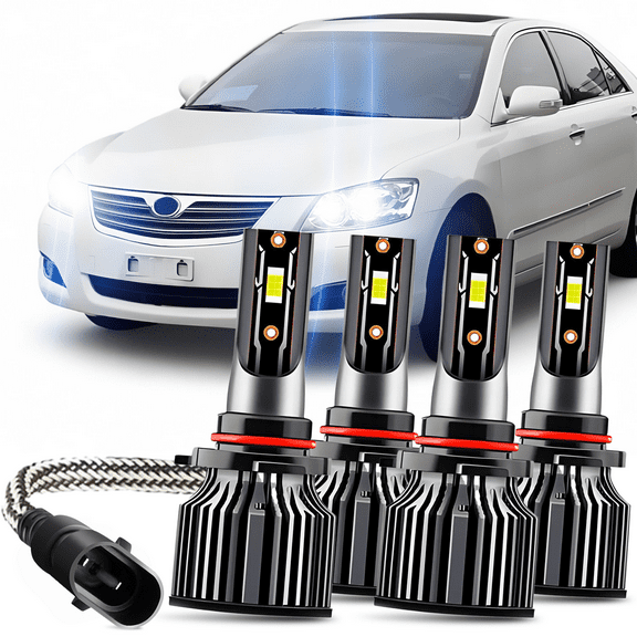 For Toyota Camry 1992-1996 2000 2001 2002 2003 2004 2005 2006 LED Headlight High/Low Beam Bulbs 6500K