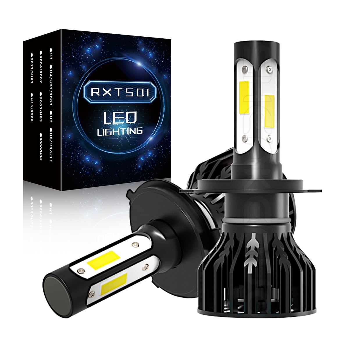 For Toyota Camry 1997 1998 1999 LED Headlight Bulbs 9003 H4 High and