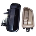 thumbnail image 1 of For Toyota Camry 1997-2001 Rear Left RL Black Outside Tan Inside Door Handle New, 1 of 5