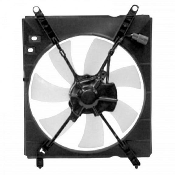 For Toyota Camry 2000 2001 Passenger Side Radiator Cooling Fan Assembly | Includes Motor/Blade/Shroud | w/4 Cyl Engine | Replacement For TO3113103