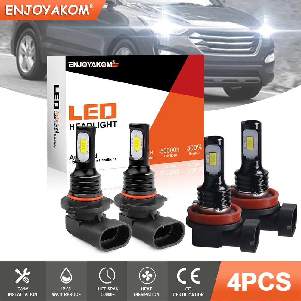 For Toyota Camry 2000-2021 4pcs LED Headlight Bulbs Kit High Beam Low ...