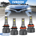 thumbnail image 1 of For Toyota Camry 2007-2018 LED Headlights Combo 9005 High Beam + H11 Low Beam Kit 4Pcs 6000K Bright WHITE, 1 of 11
