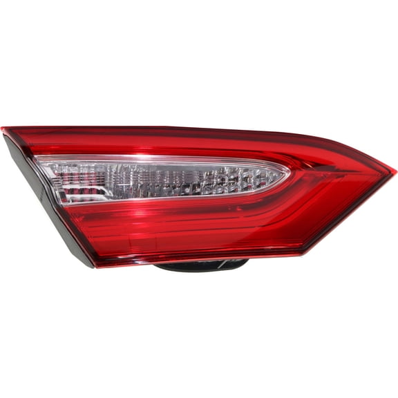 For Toyota Camry 2018 2019 2020 Tail Light Assembly Driver Side | Inner | L/LE/TRD | Clear and Red Lens | Replacement For TO2802140