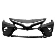 For Toyota Camry 2018 2019 Bumper Cover | Front | w/ Parking Sensor | Prime | XSE | CAPA | TO1000441 | 521190X939