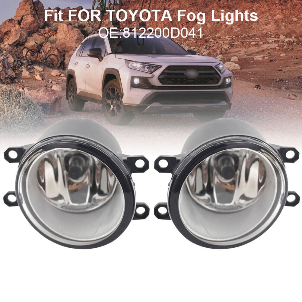 For Toyota Camry Corolla Tacoma RAV4 Yaris Clear Fog Light Driving Lamp LED New