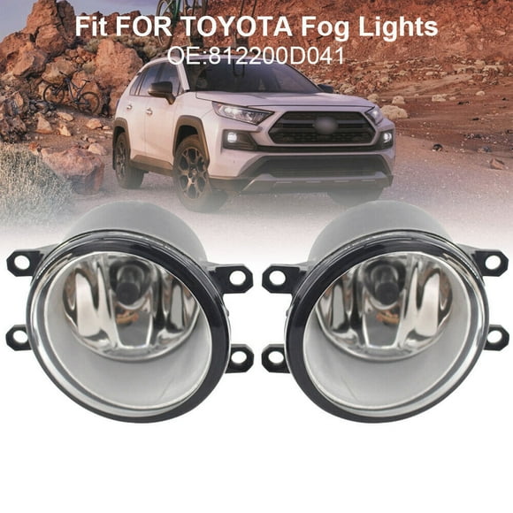For Toyota Camry Corolla Tacoma RAV4 Yaris Clear Fog Light Driving Lamp LED New