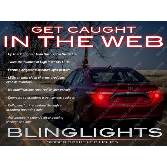 For Toyota Camry Custom White LED Taillamp Bulbs Replacement Lights Spider Lite Set