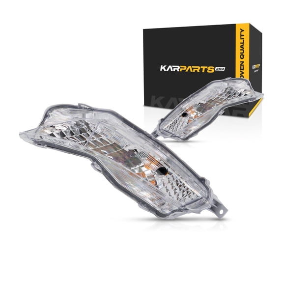For Toyota Camry Front Signal/Corner Light Assembly 2015 2016 2017 Pair Driver and Passenger Side w/Bulbs DOT Certified For TO2530153