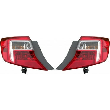 For Toyota Camry Tail Light Assembly 2012 2013 2014 Pair Driver and Passenger Side w/ Bulbs DOT Certified For TO2804114