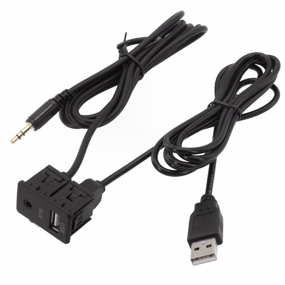 For Toyota Car Aux Usb Male Dash Flush Mount Adapter Efficient And Reliable Fangkenuo