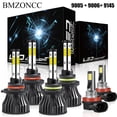 thumbnail image 1 of For Toyota Corolla 2005 2006 2007 2008 6x 6500K LED Headlight+Fog Light Bulbs Kits, 1 of 16
