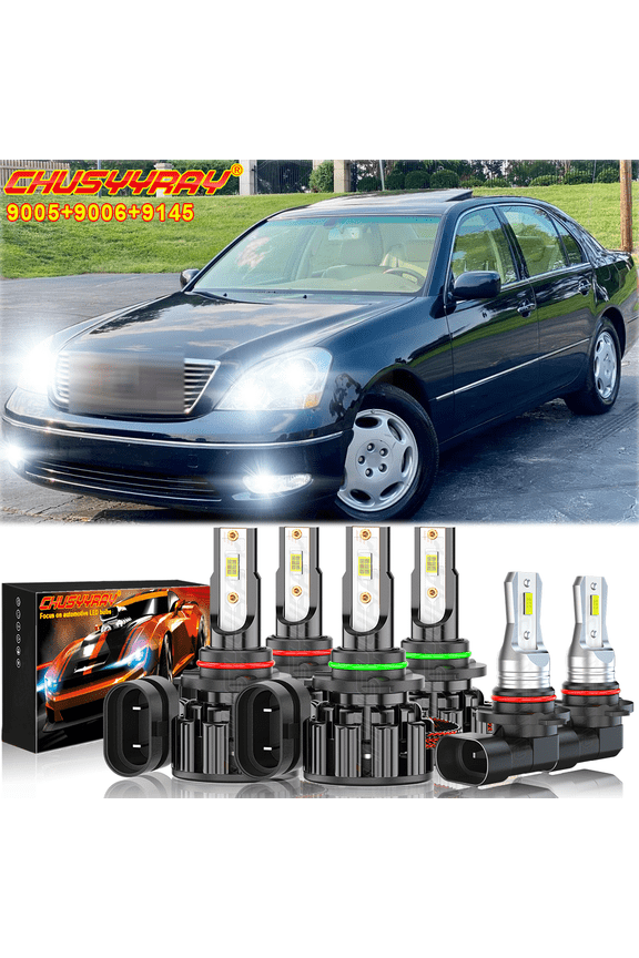 For Toyota Corolla 2005 2006 2007 2008 LED Headlight Bulbs High/ Low Fog Light Kit CHUSYYRAY