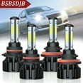 thumbnail image 1 of For Toyota Corolla 2007-2013 LED Headlight High Low Beam Bulbs Kit 6000K White, 1 of 12
