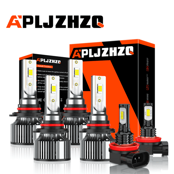 For Toyota Corolla 2009 2010 2011 2012 2013 LED Headlights High/Low + Fog Lights