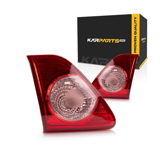 For Toyota Corolla 2009 2010 Tail Light Assembly Inner Pair | Driver and Passenger Side | TO2802105 | TO2803105 | 81590-02190 | 81580-02190