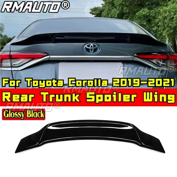 For Toyota Corolla 2019-2021 Rear Roof Wing Rear Trunk Spoiler Wing Rear Spoiler Rear Trunk Spoiler Body Kit Car Accessories