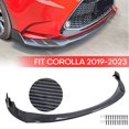 thumbnail image 1 of For Toyota Corolla 2019-2023 Front Bumper Lip Spoiler Body Kit Carbon Fiber, 1 of 11