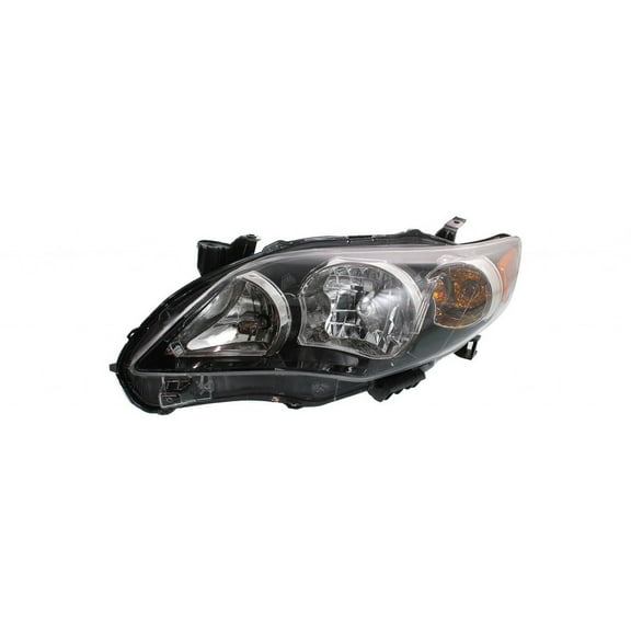 For Toyota Corolla Headlight 2011 2012 2013 Driver Side | Black Bezel | S / SRX Model | TO2502204 | 81150-02B60