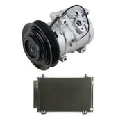 For Toyota Corolla & Matrix 2003 2004 AC Compressor w/ A/C Condenser & Drier - BuyAutoParts