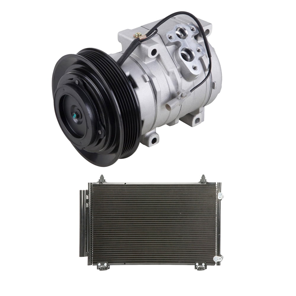 For Toyota Corolla & Matrix 2003 2004 AC Compressor w/ A/C Condenser ...