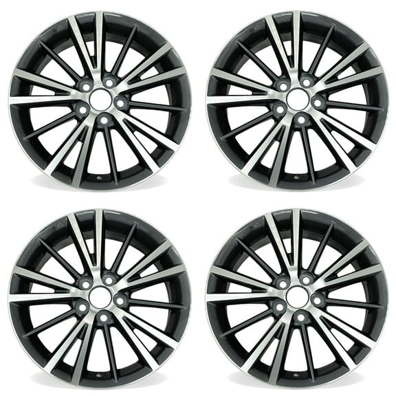 For Toyota Corolla OEM Design Wheel 16" 16X6.5 2014-2019 Machined GREY Set of 4 Replacement Rim