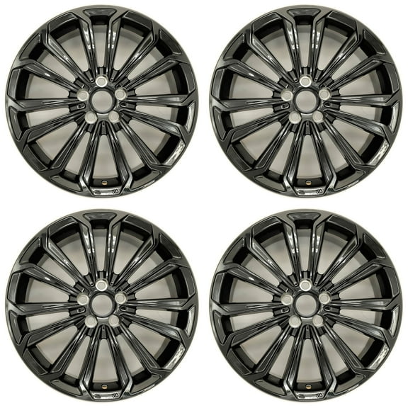 For Toyota Corolla OEM Design Wheel 17 17x7 2014-2016 GLOSS BLACK Set of 4 Replacement Rim