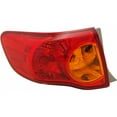 thumbnail image 1 of For Toyota Corolla Tail Light 2009 2010 Driver Side w/ Bulbs CAPA Certified For TO2800175 | 81560-02460, 1 of 4