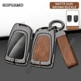 thumbnail image 1 of For Toyota F 2/3 buttons yaris vios 2/3button key holder Keychain Accessories Zinc alloy+leather Car Key Cover case, 1 of 28