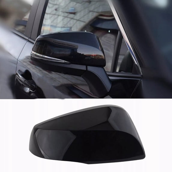 For Toyota For Rav4 Driver Side Rearview Mirror Cover Cap Easy Install-Black-R