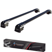 For Toyota Fortuner 2015 2023 Black Aluminium Roof Rack Cross Bars Lockable