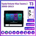thumbnail image 1 of For Toyota Fortuner Hilux Tacoma 2 2005-2013 Car Stereo Radio Wireless Carplay Android Auto Mirror Link 9'' Touch Screen 4 Cores WIFI GPS FM Bluetooth, 1 of 12