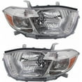 thumbnail image 1 of For Toyota Highlander 2010 Headlight Assembly Pair Driver and Passenger Side w/Bulbs For TO2502201 TO2503201, 1 of 4