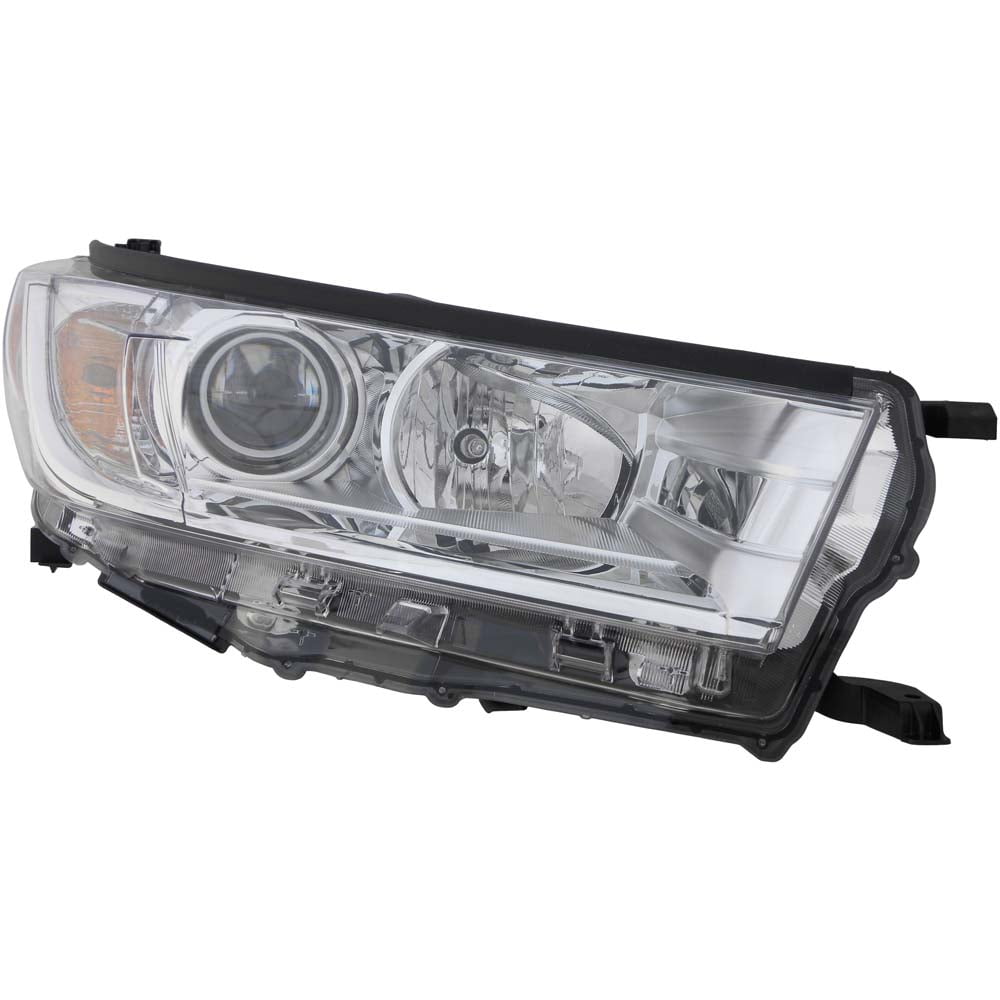 Speed Daddy Black Housing Amber Corner Headlights For 2008-2010 Toyota Highlander – Pair (Driver & Passenger) - View #2