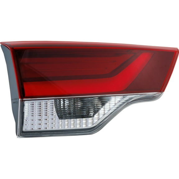 For Toyota Highlander Tail Light Assembly 2019 Driver Side | Inner | LED | Tinted Lens | CAPA | TO2802153 | 81590-0E190