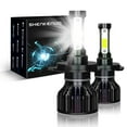 thumbnail image 1 of For Toyota Hilux 2005-2016 2017 2018 2019 LED Headlight Bulbs 4-Sides 9003 H4 High and Low Beam 2pcs, 1 of 10