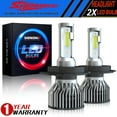 thumbnail image 1 of For Toyota Hilux 2005-2016 2017 2018 2019 LED Headlight Bulbs 9003 H4 High and Low Beam 2pcs, 1 of 10