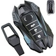 thumbnail image 1 of For Toyota Key Fob Cover,Metal Key Fob Case for Toyota Camry RAV4 Avalon C-HR Prius Corolla Highlander Sienna with keychain, 1 of 12