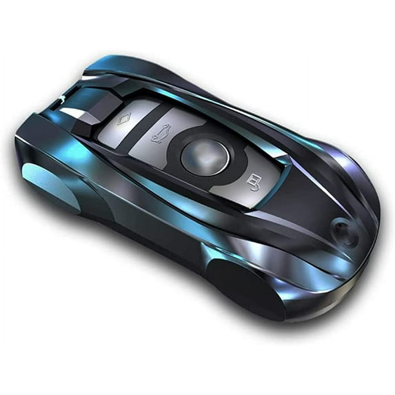 For Toyota Key Fob Cover, Metal Key Fob for Toyota Camry RAV4 Highlander Avalon C-HR Prius Corolla Key Cover with keychain